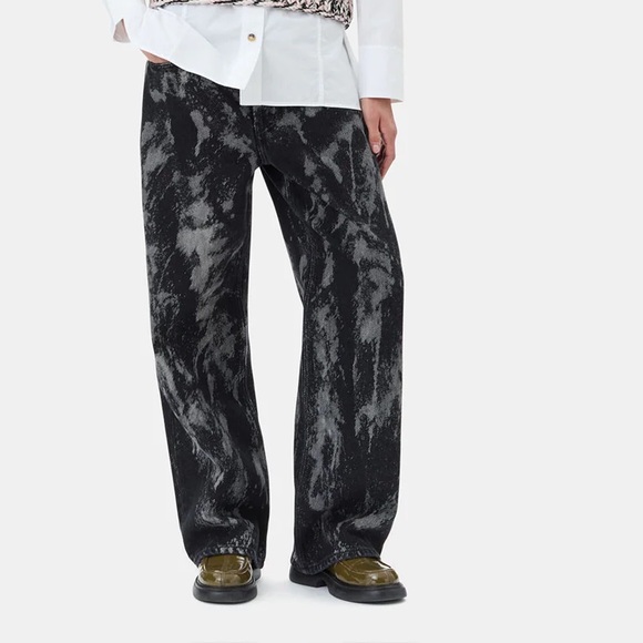 Ganni Pants - Ganni Heavy Izey Denim NWT